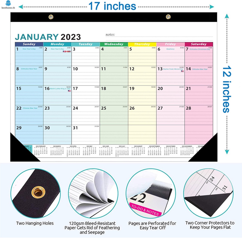 ปฏิทินติดผนัง-รายปี-2022-2023-พร้อมสติกเกอร์-สําหรับติดผนัง-หรือโต๊ะทํางาน