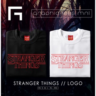 กราฟิก Tees MNL Stranger Things 403 โลโก้เค้าร่างเสื้อเชิ้ตที่กําหนดเองเสื้อยืด Unisex สําหรับผ ]%l