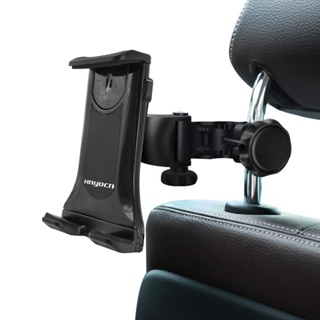 Car Holder 4-11&amp;quot; Tablet Back Seat Universal Bracket 360 Rotating Headrest Mount Microphone Tablets PC Stand for iPa