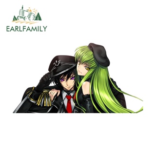 Earlfamily สติกเกอร์ไวนิล ลายการ์ตูนอนิเมะ Code Geass 13 ซม. x 7 ซม. สําหรับตกแต่งรถยนต์