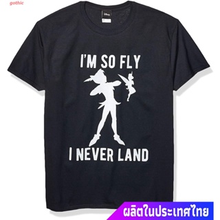 เสื้อยืดแขนสั้น Disney Peter Pan Tinkerbell Im So Fly I Neverland Graphic T-Shirt Short sleeve T-shirts