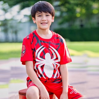 Marvel Boy Spider-Man T-shirt - เสื้อยืดเด็ก สไปเดอร์แมน สินค้าลิขสิทธ์แท้100% characters studio