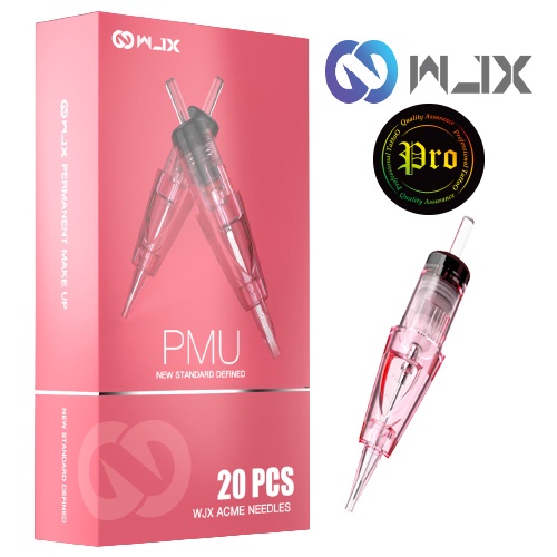 WJX PMU Tattoo Cartridges Needles กล่องชมพู 20 pcs/box Shopee Thailand
