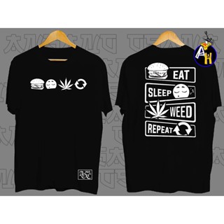 เสื้อคนอ้วนผญ เสื้อวินเทจชาย Tee_home/A.O.C กินนอน wd ซ้ําการออกแบบเสื้อยืดที่กําหนดเอง 3*R Tee