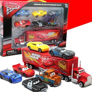♝№❈Disney Pixar Cars 2 McQueen Metal Toys Model Car Birthday Gift For Kids Boy