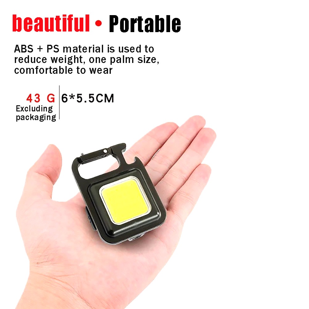 in-stock-mini-glare-cob-work-light-strong-light-work-light-high-brightness-strong-magnetic-portable-keychain-flashing-small-flashlight-portable-light-portable-keychain-cob-work-lamp-cod-ซื้อทันทีเพิ่ม