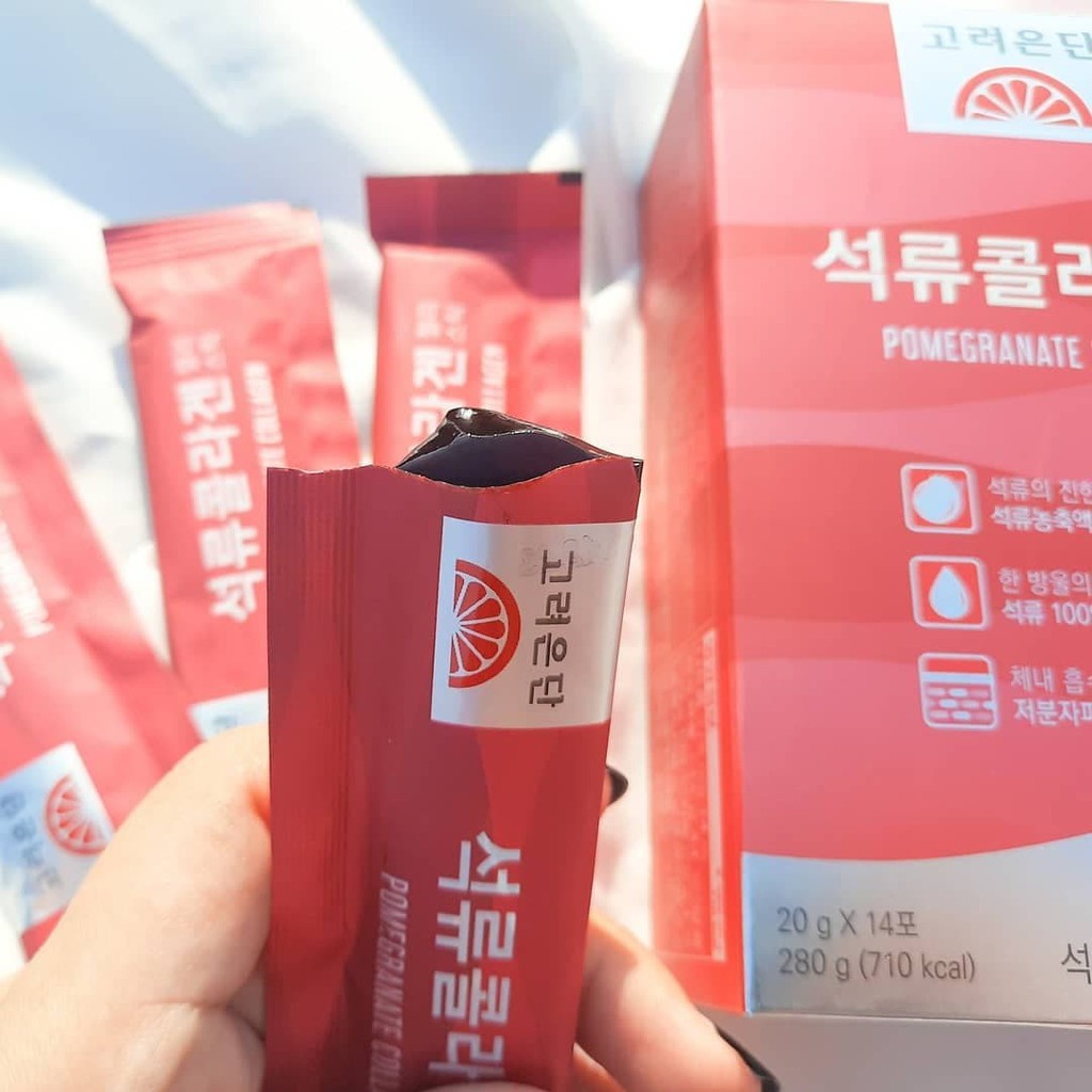 ภาพสินค้าKorea Eundan Pomegranate Collagen Jelly (14 ซอง/กล่อง) อึนดัน เจลลี่ ทับทิม คอลลาเจน ไตรเปปไทด์ 2000mg. จากร้าน alljapanshop บน Shopee ภาพที่ 6