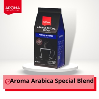 Aroma Coffee เมล็ดกาแฟคั่ว Arabica Special (ชนิดเม็ด) (250กรัม/ซอง)