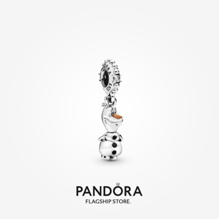 Pandora จี้ห้อย ลายดิสนีย์ Frozen Olaf ของขวัญคริสต์มาส สําหรับเด็กผู้หญิง p927