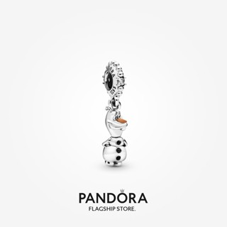 Pandora จี้ห้อย ลายดิสนีย์ Frozen Olaf ของขวัญคริสต์มาส สําหรับเด็กผู้หญิง p927