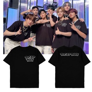 เสื้อแฟชั่นผญ sexy เสื้อคู่รัก เสื้อแขนสั้น NCT ฝัน beatbox พิมพ์สกรีนด้านหน้าด้านหลัง DTF พิมพ์ F&lt;Z