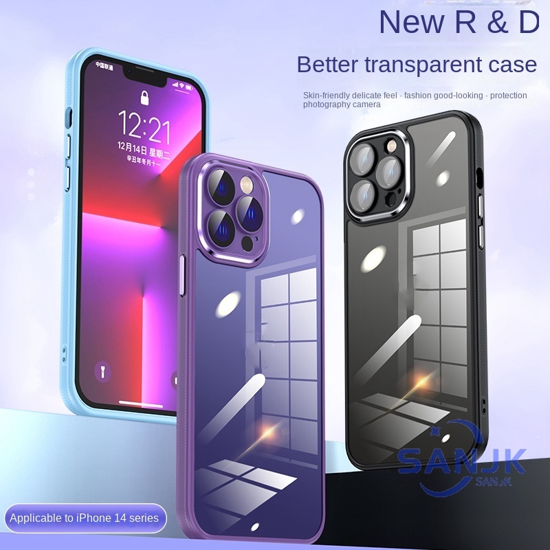 ใหม่-ใหม่-deep-purple-frosted-bezel-case-for-iphone-14-plus-14-pro-max-13-pro-max-12-pro-max-hard-shell-โลหะกล้อง-protector-ตัวป้องกันเลนส์