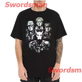 เสื้อยืดผู้ชายเสื้อยืดกีฬา-เสื้อคนอ้วน-jojos-bizarre-adventure-เสื้อไซส์ใหญ่-เสื้อไซส์บิ๊ก-4xl-เสื้อคนตัวใหญ่-เสื้ออ