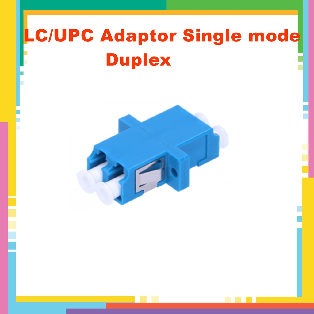 LC Adaptor ตัวเมีย ชนิด Single-mode, Duplex สีฟ้า Blue | Shopee Thailand