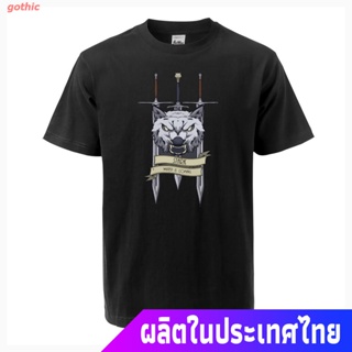 gothic เสื้อยืดกีฬา New Arrival TV Show Game Of Thrones House Stark Winter Is Coming Men T-Shirt 2020 Summer New Cotton