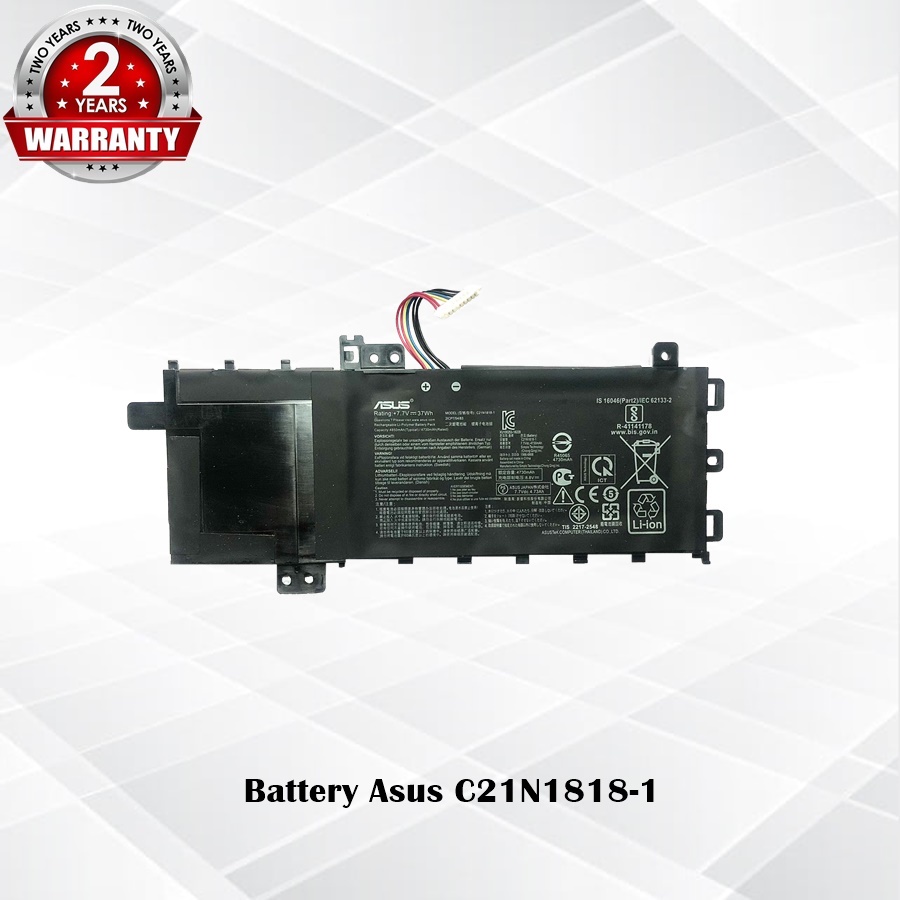 Batteria Originale ASUS C21N1818/B21N1818 - Per Portatili VivoBook X412, X512 E Altri Modelli, Nuova, Garanzia 1 Anno