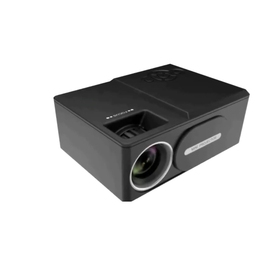 ภาพหน้าปกสินค้าProjector 2.4 นิ้วโฟกัสสั้น เลนส์แก้ว TY60 โปรเจคเตอร์ HD 1080P Android/ios โปรเจคเตอร์มัลติมีเดียขนาดเล็กแบบพกพา จากร้าน vzxvbs บน Shopee