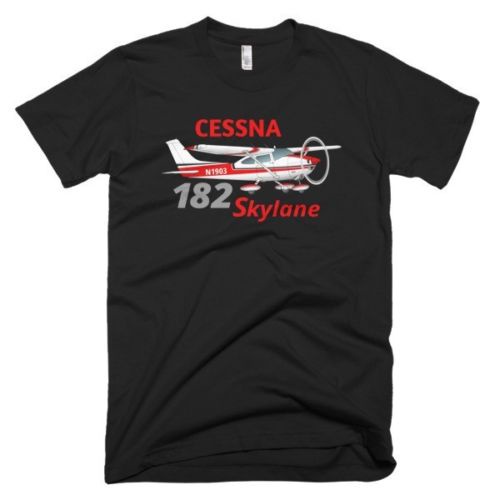 ชุดเซ็ต-2-ชิ้น-ผู้ชาย-tshirt-oversize-ผ้าฝ้าย-100-พิมพ์-s-ฤดูร้อน-o-คอ-cessna-182-skylane-เครื่