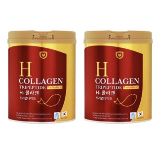 ภาพขนาดย่อของภาพหน้าปกสินค้า( 2 กระป๋อง) Amado H Collagen Tripeptide เฮช กระป๋องแดง (ปริมาณ 200 g) จากร้าน healthy_hub_thailand บน Shopee