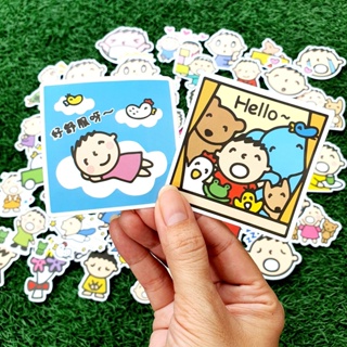 สติ๊กเกอร์ Minna no tabo มินนะ โนะ ทาโบะ ติดแน่น กันน้ำ ติดกระเป๋า โน้ตบุ้ค (50 ชิ้น) sticker