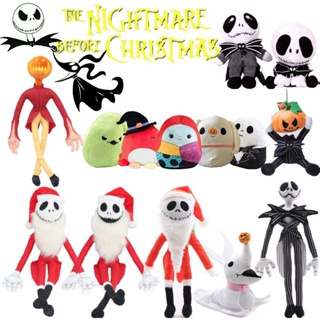 สินค้า Halloween 50cm Nightmare Before Christmas Series Plush Toy Pumpkin And Jack Skellington Santa Claus Plush Toys Zero Doll Kids Xmas Gift