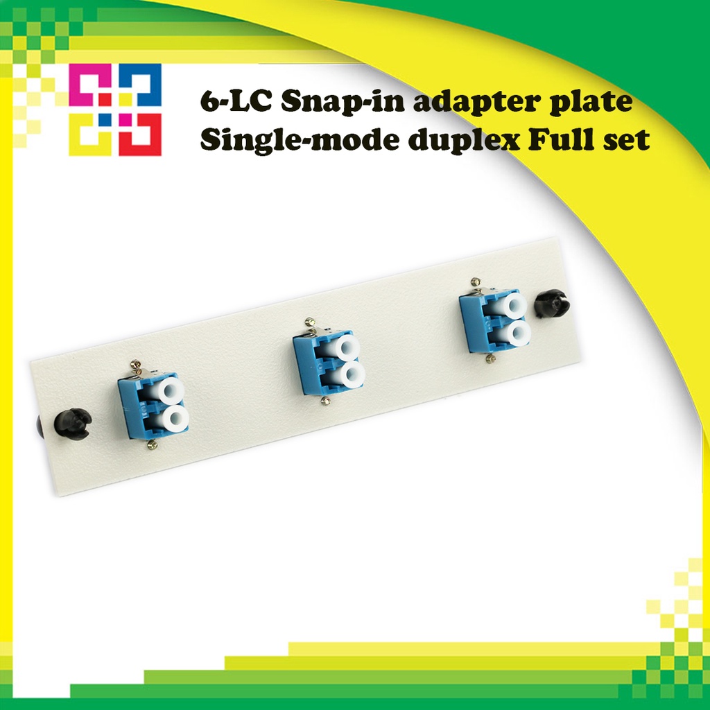 6-lc-snap-in-adapter-plate-single-mode-duplex-full-set
