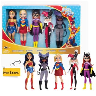DC 5 Super Hero Girls Teen Dolls Wonder Woman Supergirl Harley Quinn Catwoman