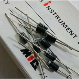 1N5408 ไดโอต 3A 1000V DIODE ไดโอต1N5408 SILICON RECTIFIERS DIODE (แพ็คละ10ตัว)