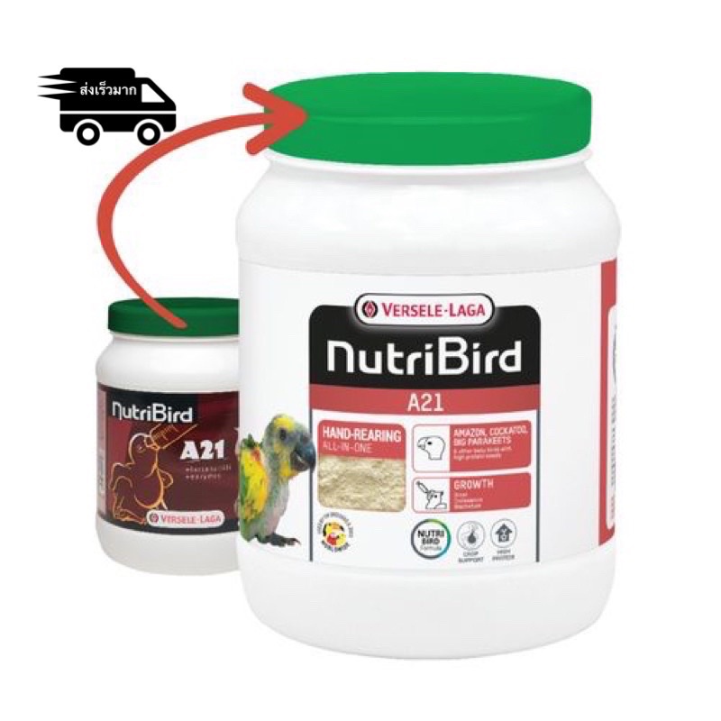 ภาพหน้าปกสินค้าⓅⓀⒻ อาหารลูกป้อนนูทรีเบิร์ด เอ21 (NutriBird A21) กระปุก 800กรัม จากร้าน pkf2021 บน Shopee