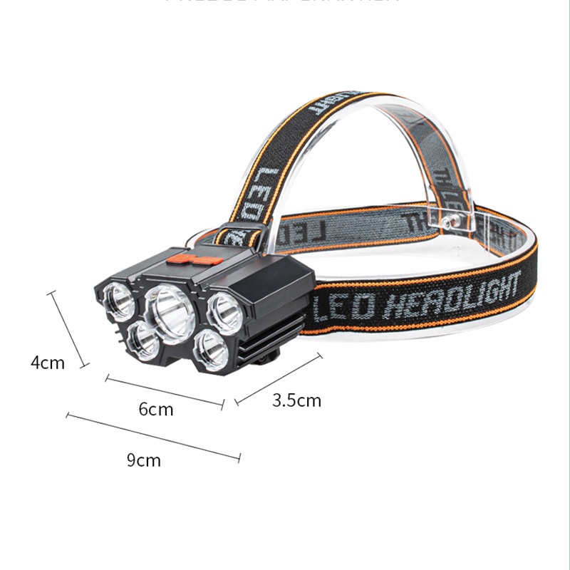 ไฟคาดหัว-ไฟฉายกันน้ำ-ไฟฉายติดหัว-led-แสงปรับได้4ระดับa2401-5ไฟ-ไฟฉายกันน้ำ-ไฟฉายคาดหัว-ไฟฉายคาดศรีษะ