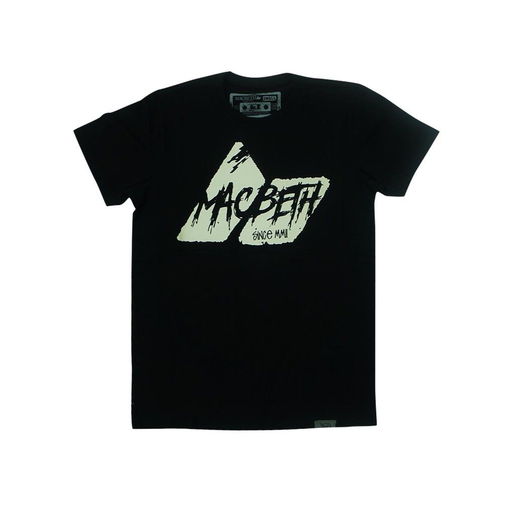 เสื้อยืดเด็กผช-เสื้อยืดสําหรับผู้ชาย-k-macbeth-roundneck-tee-slim-fit-2121aa419-แขนสั้นสีดําแบบสป