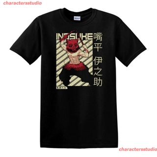 charactersstudio 2021 Top Quality Tshirts Demon Slayer T-Shirt Inosuke Poster Summer Funny T-shirt discount