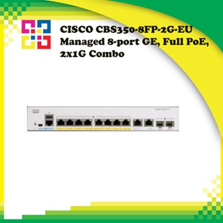 CISCO CBS350-8FP-2G-EU Managed 8-port GE, Full PoE, 2x1G Combo