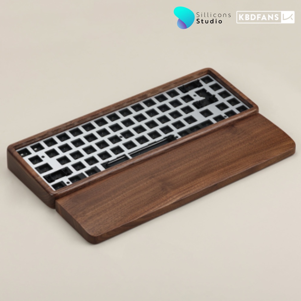 KBDfans 65% WOODEN CASE HOT-SWAP KEYBOARD DIY KIT WITH WRIST