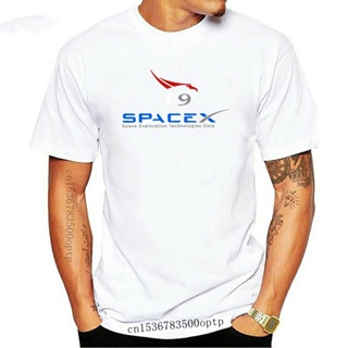 Tee เสื้อวินเทจผญ - ใหม่ 2021 Falcon 9 Spacex สํารวจอวกาศ - ออกแบบเสื้อยืด - เสื้อยืดขนาด S ถึง 5Xl