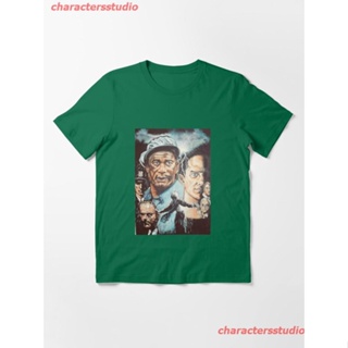 New Redemption Shawshank Hand Draw Essential T-Shirt เสื้อยืด ดพิมพ์ลาย ดผ้าเด้ง คอกลม cotton ความนิยม sale Unisex