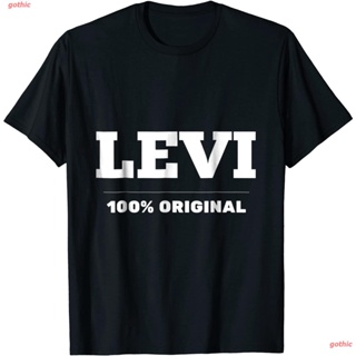 Tee เสื้อยืดยอดนิยม Levi Gift Shirt / Levi Personalized Name Birthday TShirt Mens Womens T-shirts