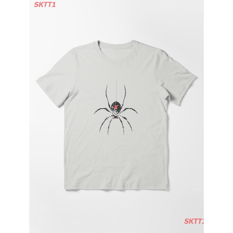 เสื้อคู่-sktt1-เสื้อยืดผู้ชายและผู้หญิง-hanging-black-widow-essential-t-shirt-short-sleeve-t-shirts