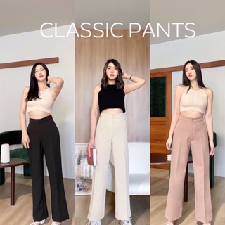 CHAVISA CO.| CLASSIC PANTS กางเกงขายาวทรงสวยเป๊ะ
