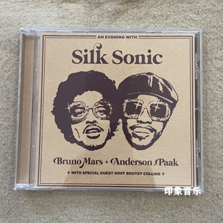 แผ่น CD ซีดี ของแท้ นําเข้า Mars Bruno Mars Anderson Paak An Evening With Silk Sonic พร้อมส่ง