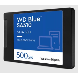 ภาพขนาดย่อของภาพหน้าปกสินค้าWD BLUE SA510 500GB SSD SATA 2.5" WDS500G3B0A (5Y) MS6-000174 เอสเอสดี จากร้าน itcity บน Shopee