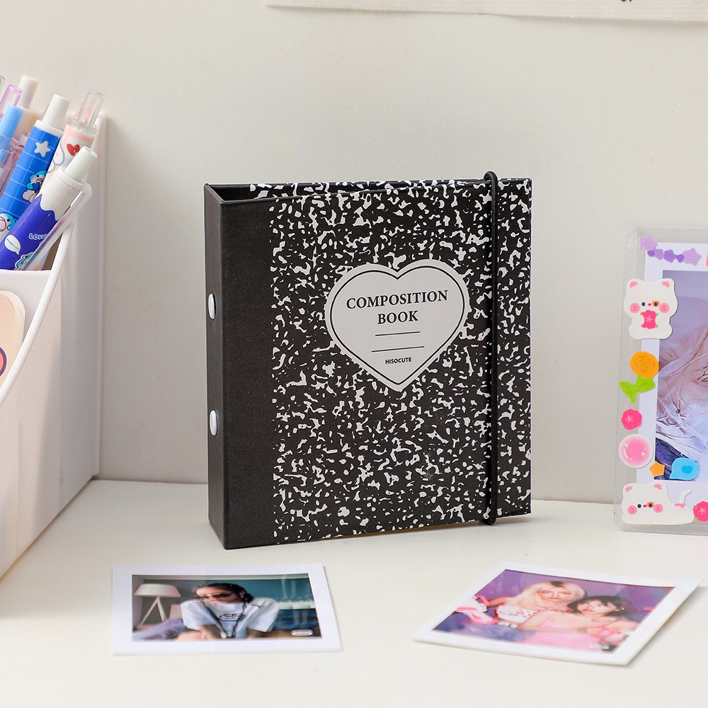 พร้อมส่ง Mini Composition book อัลบั้มรูป แฟ้มเก็บการ์ด อัลบั้มรูปโพลา ...