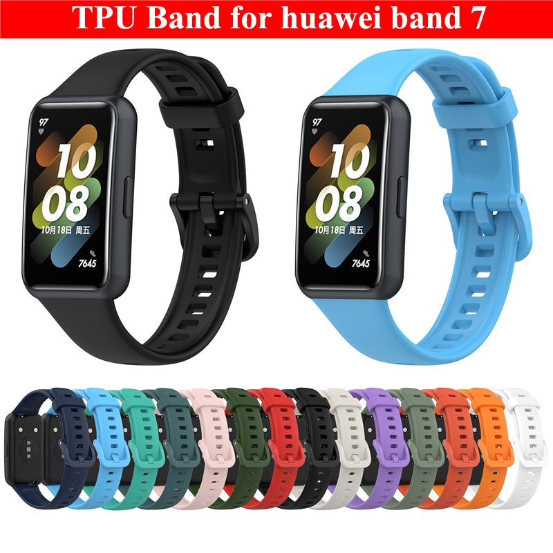 พร้อมส่ง-สาย-huawei-band-7-คุณภาพดี-ราคาถูก-ใช้ดี-ใช้ทน-สายนาฬิกา-หัวเว่ย-แบนด์-7