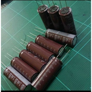 CAPACITOR 8200UF35V คาปาซิเตอร์ สีน้ำตาล(แพ็ค3ตัว)105Cขนาด18x51mm,แท้-ใหม่จากโรงงาน,ตัวเก็บประจุ,ตัวCอิเล็คโตรไลท์8200UF