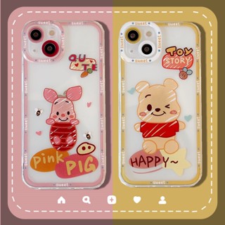 เคส iphone 14 pro max 14 PLUS 14PRO 14PROMAX พีทหมู วินนี่ เดอะ พูห์ เคสนิ่ม