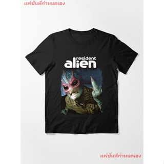 Resident Alien Series Essential T-Shirt เสื้อยืดแขนสั้น overside เสื้อยืดผู้หญิง เสื้อยืดผู้ชาย เสื้อยืดพิมพ์ลาย เสื้อยื