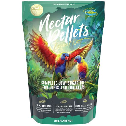 nectar-pellets-เนคต้าเพลเลท-อาหารนกโนรีชนิดเม็ด-2kg