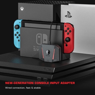 ภาพขนาดย่อของภาพหน้าปกสินค้าLeadjoy VX2 AimBox อะแดปเตอร์เมาส์ คีย์บอร์ดเล่นเกม พร้อมพอร์ตแปลงเสียง 3.5 มม. สําหรับ Switch Xbox PS4 PS5 จากร้าน okbay.th บน Shopee ภาพที่ 1