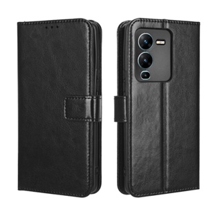 Vivo V25 Pro 5G เคส Leather Case เคสโทรศัพท์ Stand Wallet Vivo V25Pro เคสมือถือ Cover