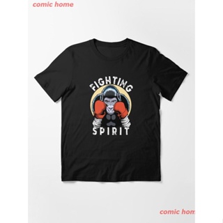 2022 Fighting Spirit - Boxing Gorilla Essential T-Shirt เสื้อยืดพิมพ์ลายการ์ตูนมังงะ ดผ้าเด้ง คอกลม cotton แฟชั่น discou